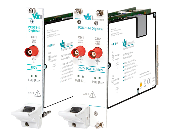 PXD731x/70xx PXI Waveform Digitizer Family 500 V and 100 MS/s