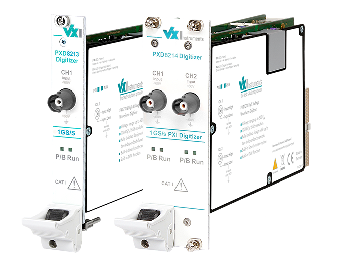 PXD821x PXI Waveform Digitizer Family 1 GS/s and 120 V